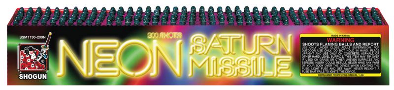 Neon Saturn Missile 200 Shots